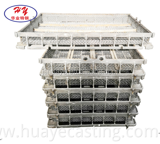 Heat treatment furnace tray for continuous galvanizing line